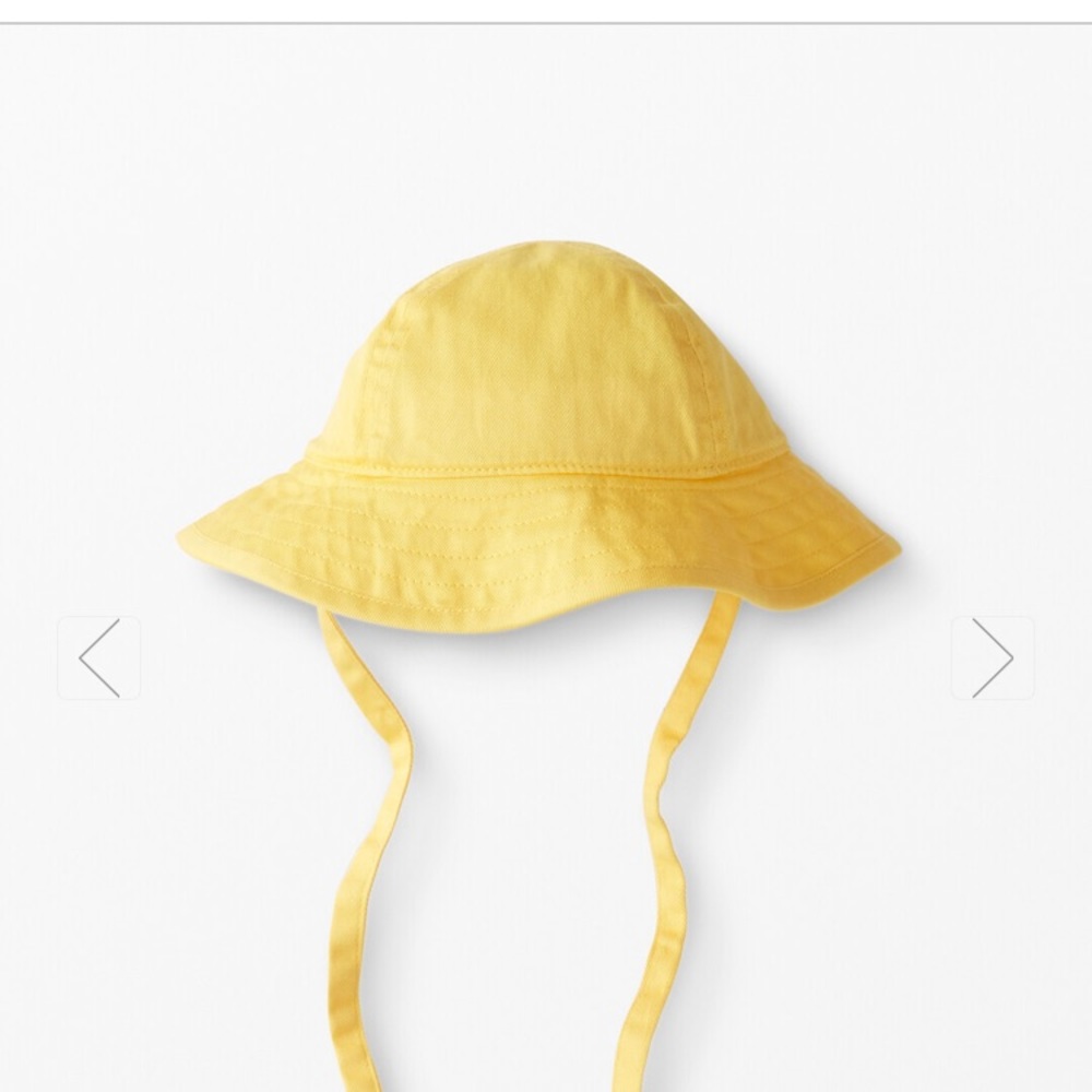 Adorable yellow Hanna Andersson sun hat NWT